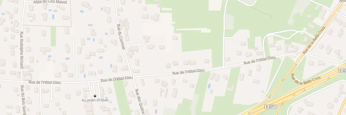 Plan du 502 Rue de l’Hôtel Dieu à Olivet