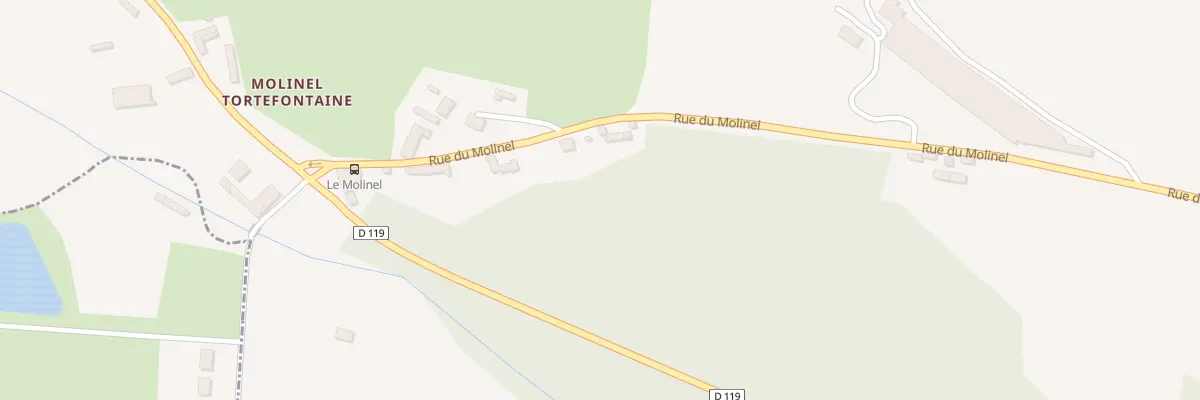 Plan du 9 Rue du Molinel à Tortefontaine