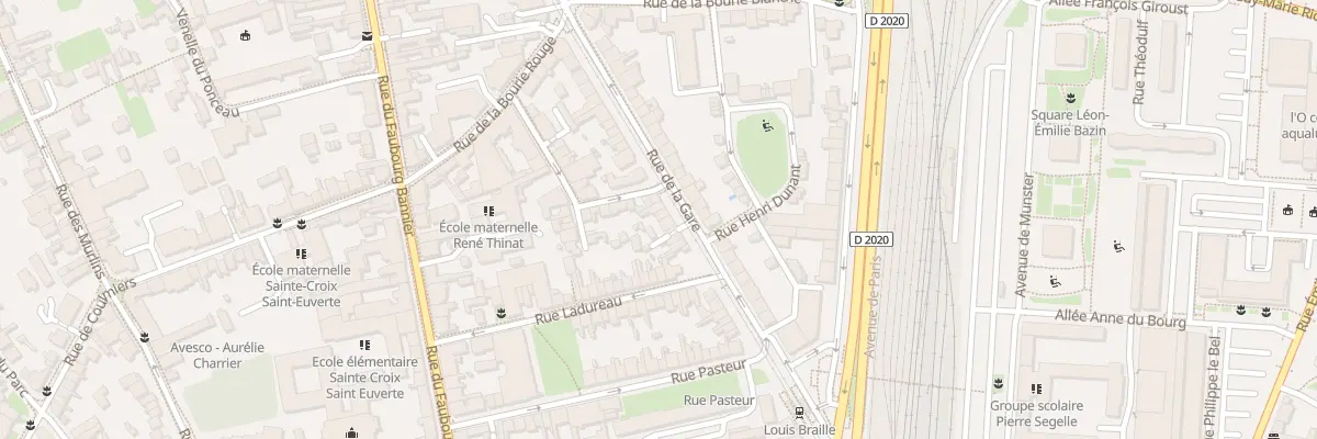 Plan du 77 Rue de la Gare à Orléans