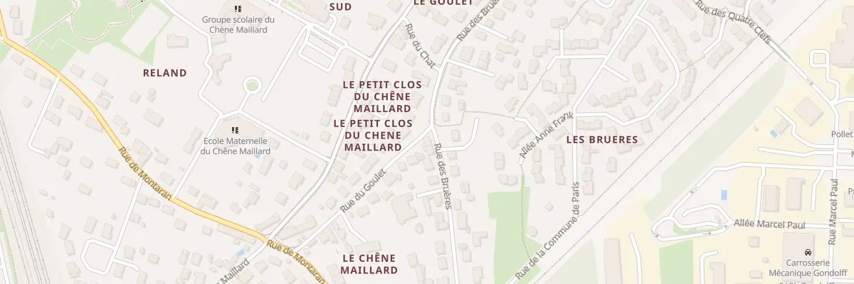 Plan du 275 Rue des Bruères à Saran