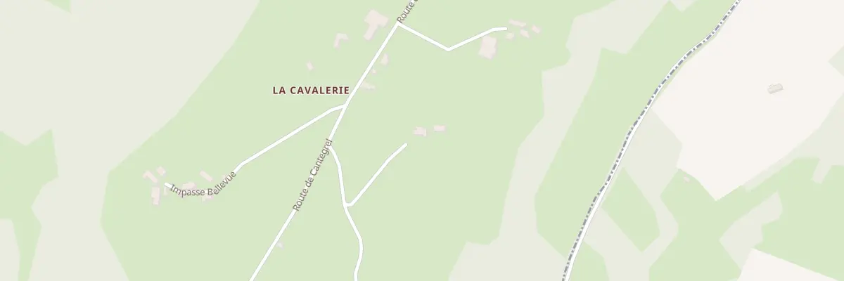 Plan du 5004 La Cavalerie à Anglars