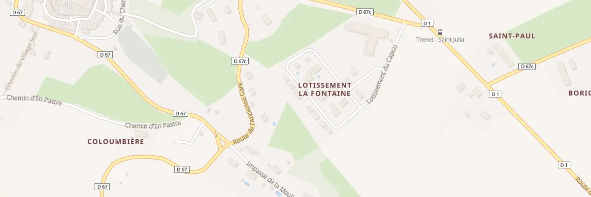 Plan du 5 Lot du Capou à Saint-Julia