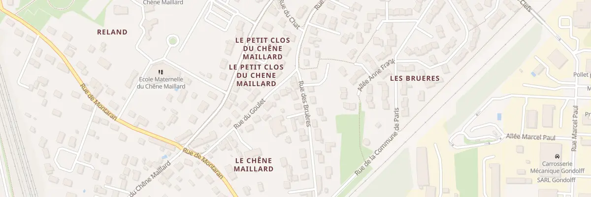 Plan du 253 Rue des Bruères à Saran