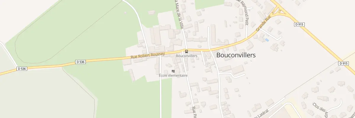 Plan du 2 Rue Pelée à Bouconvillers