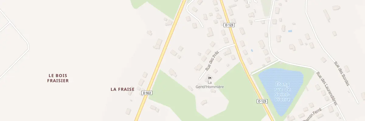 Plan du 5027 Rue de Romorantin à Chaumont-sur-Tharonne