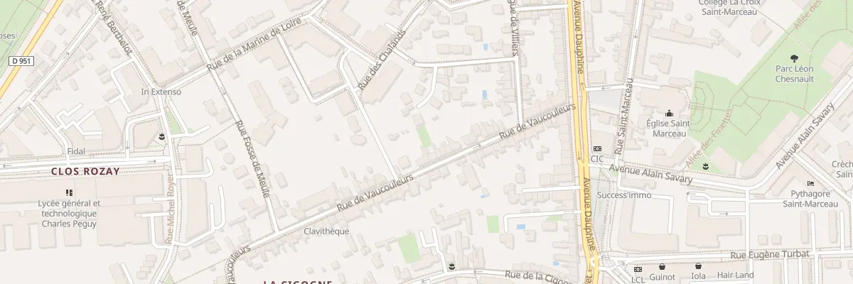Plan du 28 Rue de Vaucouleurs à Orléans
