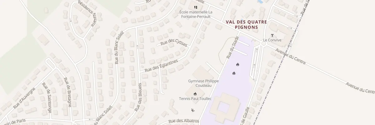 Plan du 12 Rue des Eglantines à Beynes