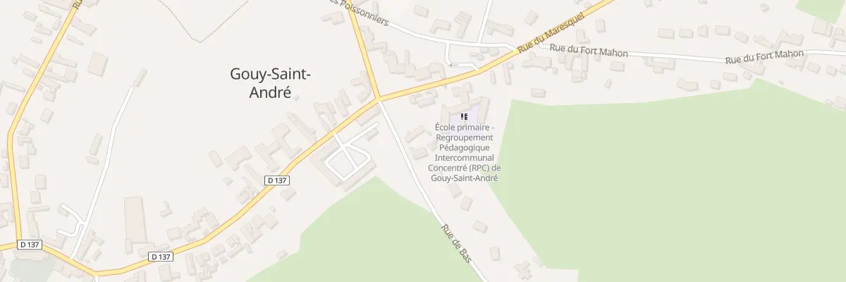 Plan du 1 Rue de Bas à Gouy-Saint-André