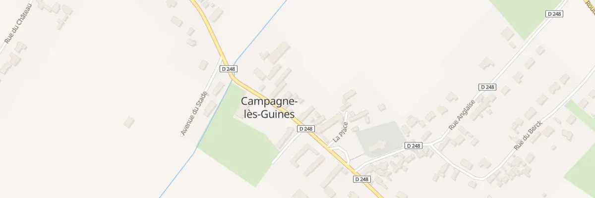 Plan du 813 Cd 248 Rue Principale à Campagne-lès-Guines