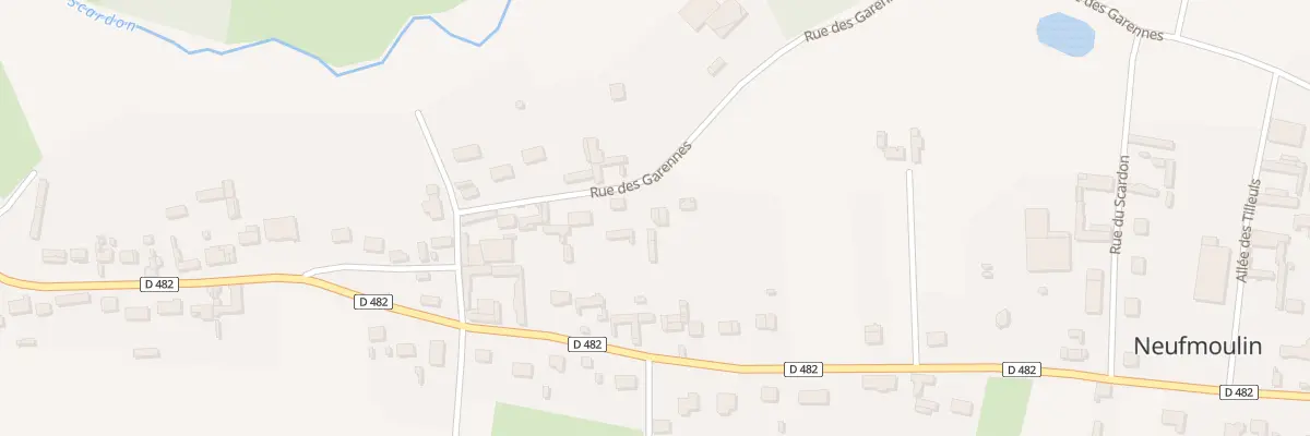Plan du 273 Rue des Garennes à Neufmoulin