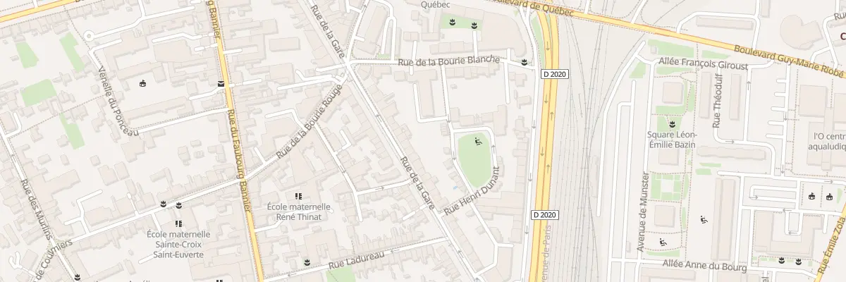 Plan du 36 Rue de la Gare à Orléans