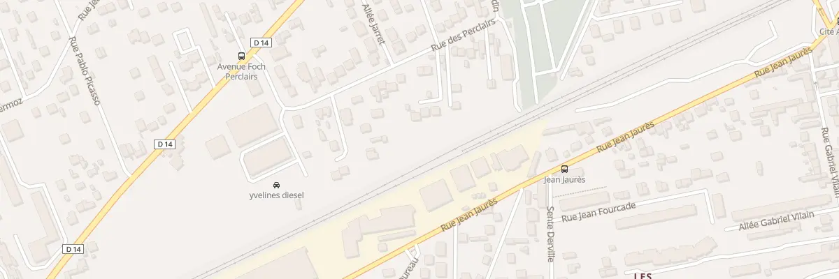 Plan du 19T Rue des Perclairs aux Mureaux