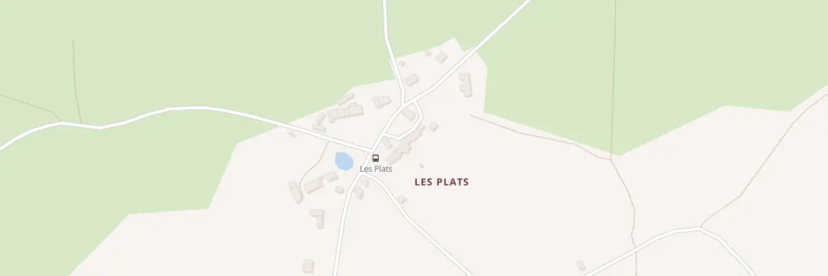 Plan du 14 Les Plats à Saint-Fiel