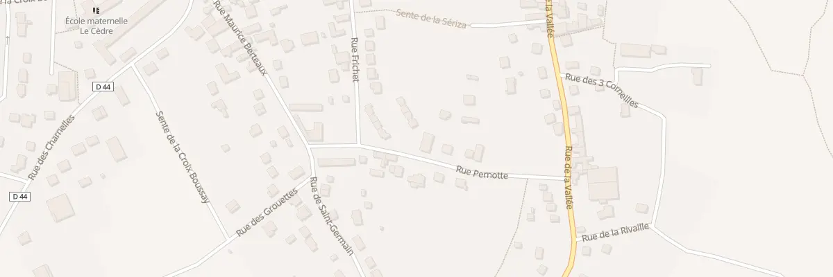 Plan du 24 Rue Pernotte à Bouafle