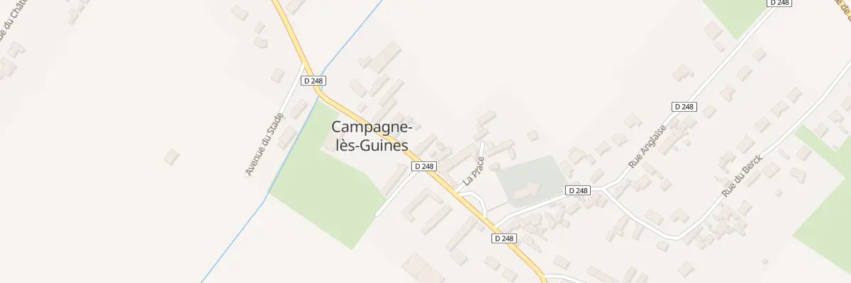 Plan du 843 Cd 248 Rue Principale à Campagne-lès-Guines