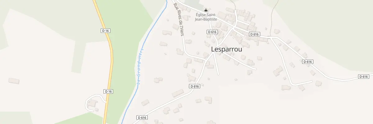 Plan du 3 Rue Rives de l’Hers à Lesparrou