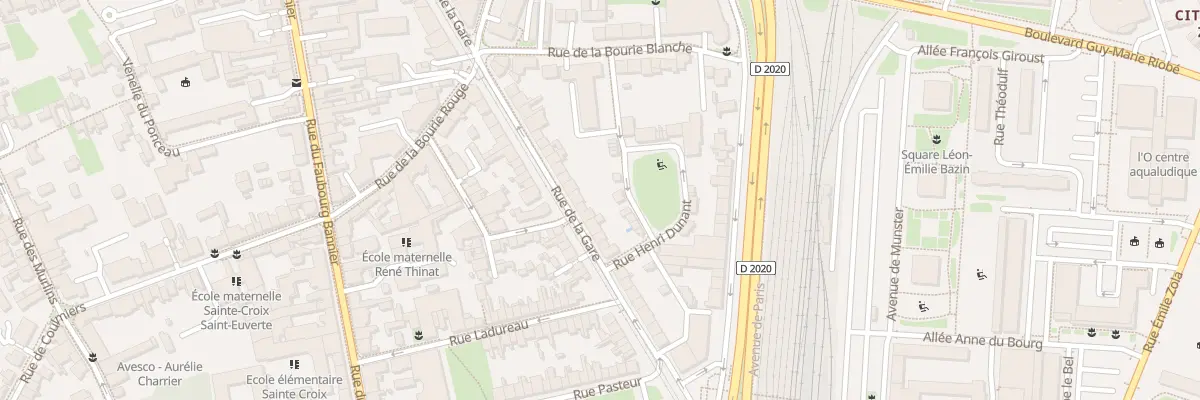 Plan du 28 Rue de la Gare à Orléans