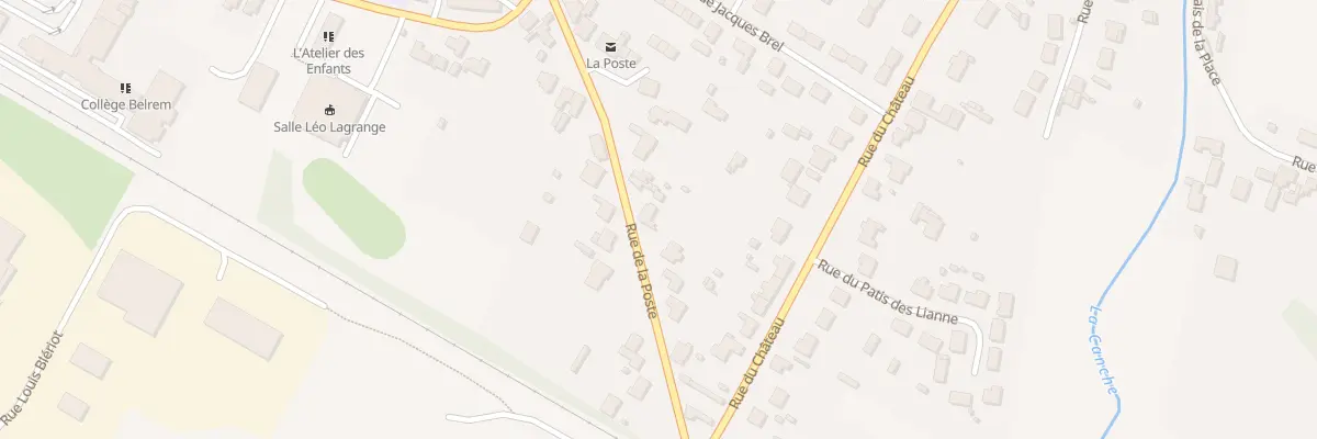 Plan du 255 Rue de la Poste à Beaurainville