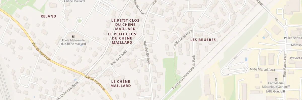 Plan du 244 Rue des Bruères à Saran