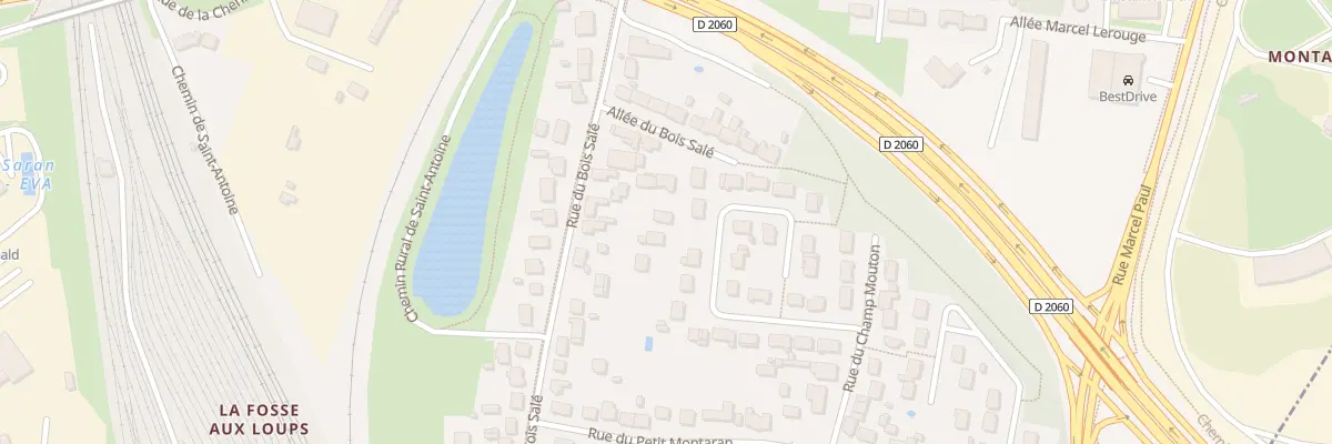 Plan du 173 Rue de la Fosse Aux Loups à Saran
