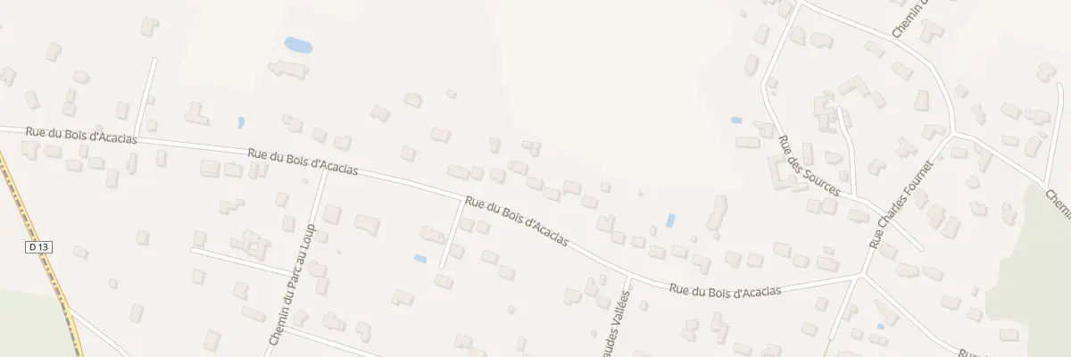 Plan du 30 Rue du Bois Acacias à Maurepas