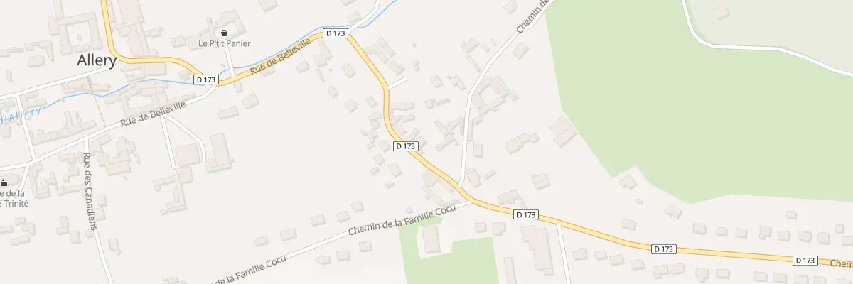 Plan du 169 Rue de la Carriere à Allery