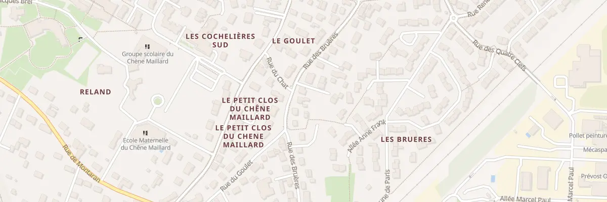 Plan du 342 Rue des Bruères à Saran