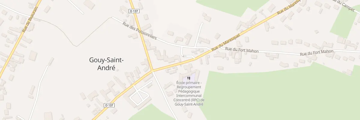 Plan du 25 Rue de Maresquel à Gouy-Saint-André