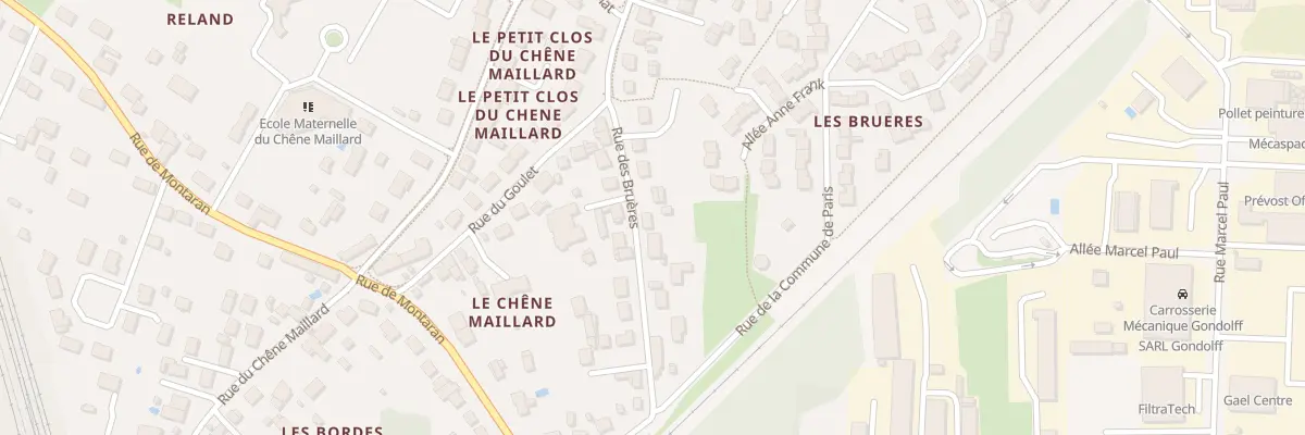 Plan du 200 Rue des Bruères à Saran
