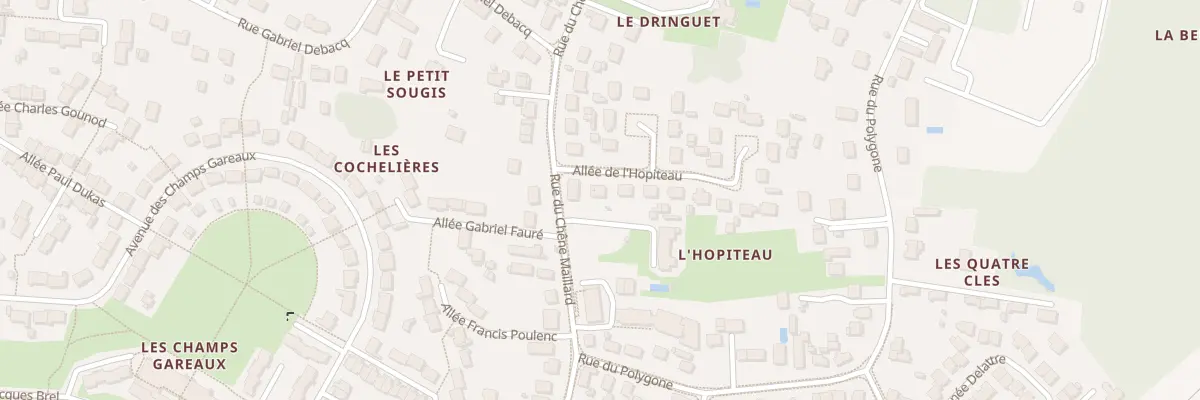 Plan du 54 All de l’Hôpiteau à Saran