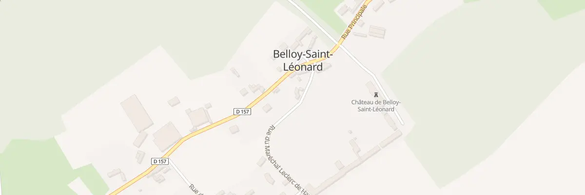 Plan du 2 Rue Ml Leclerc de Hauteclocque à Belloy-Saint-Léonard