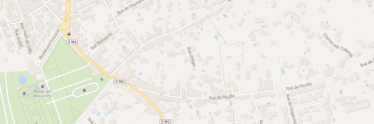 Plan du 46Q Rue d’Alger à Gaillac