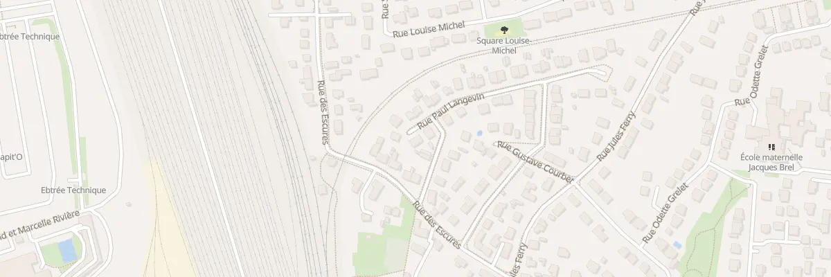 Plan du 2 Rue Paul Langevin à Fleury-les-Aubrais