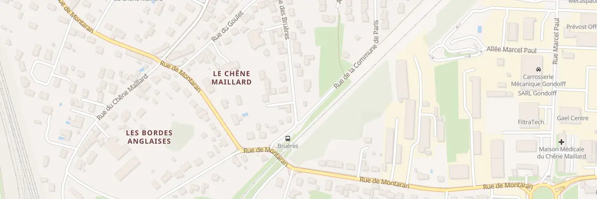 Plan du 86 Rue des Bruères à Saran