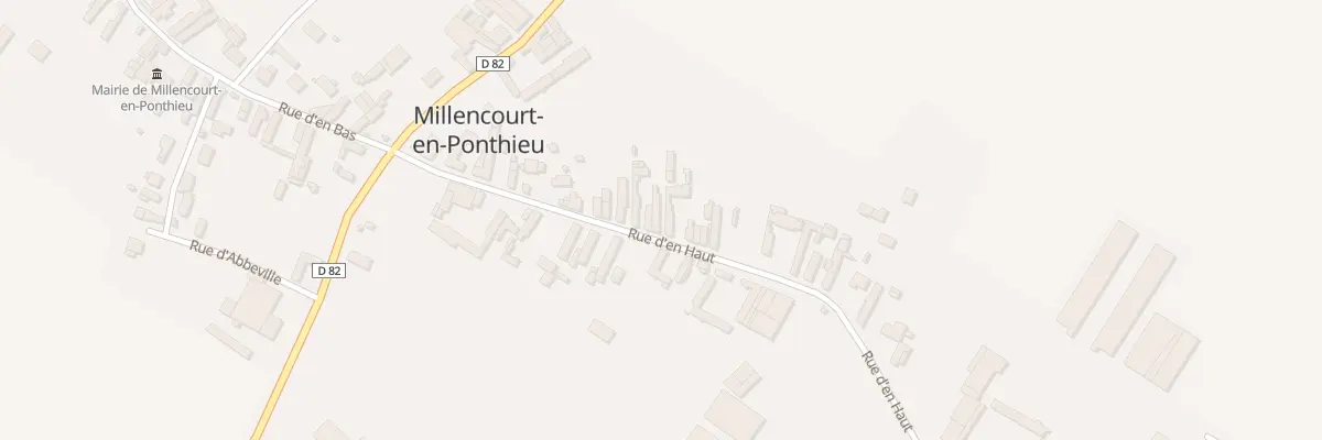 Plan du 17 Rue d’En Haut à Millencourt-en-Ponthieu