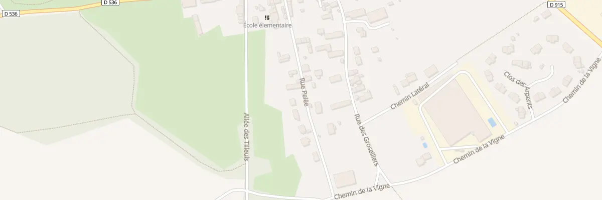 Plan du 16 Rue Pelée à Bouconvillers
