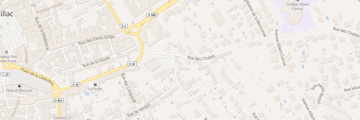 Plan du 40 Rue de la Marne à Gaillac