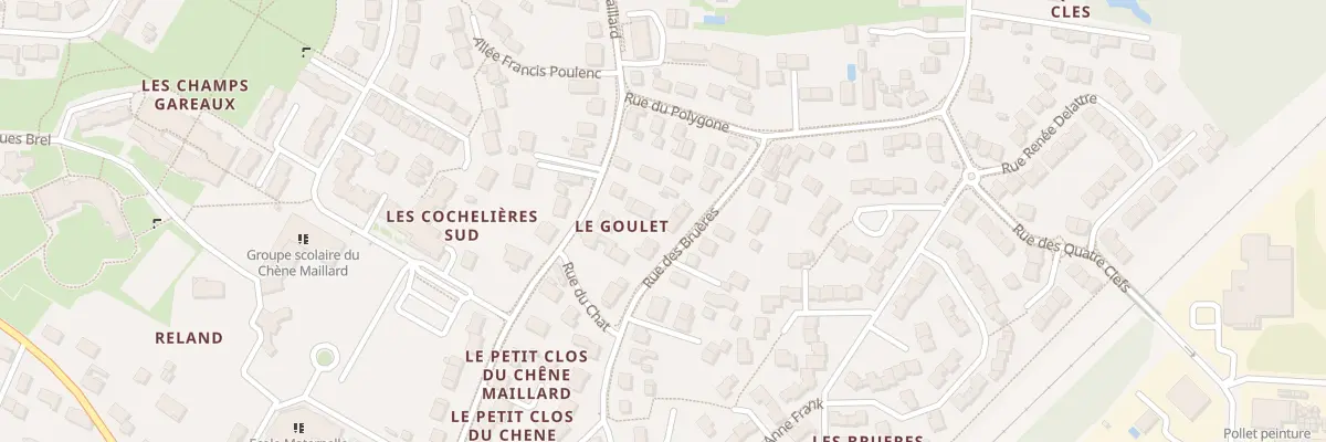 Plan du 443 Rue des Bruères à Saran