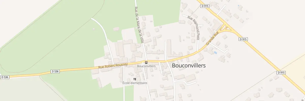 Plan du 1 Rue de la Mare de la Ville à Bouconvillers