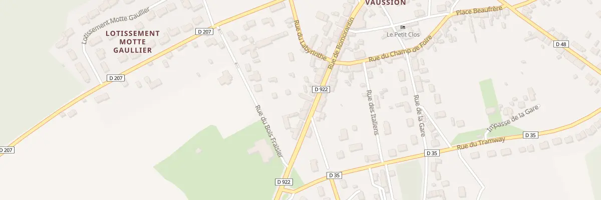Plan du 22 Rue de Romorantin à Chaumont-sur-Tharonne