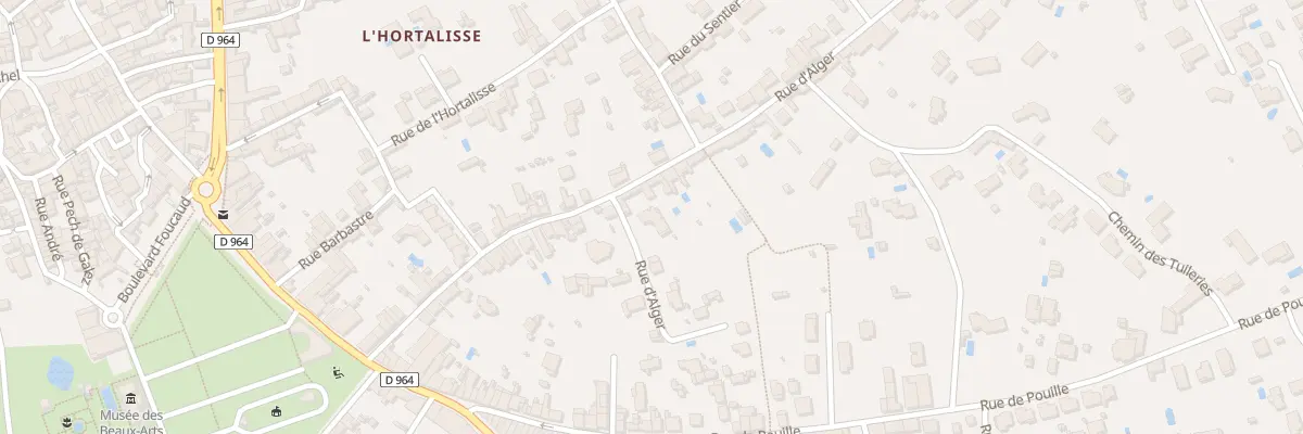 Plan du 52 Rue d’Alger à Gaillac