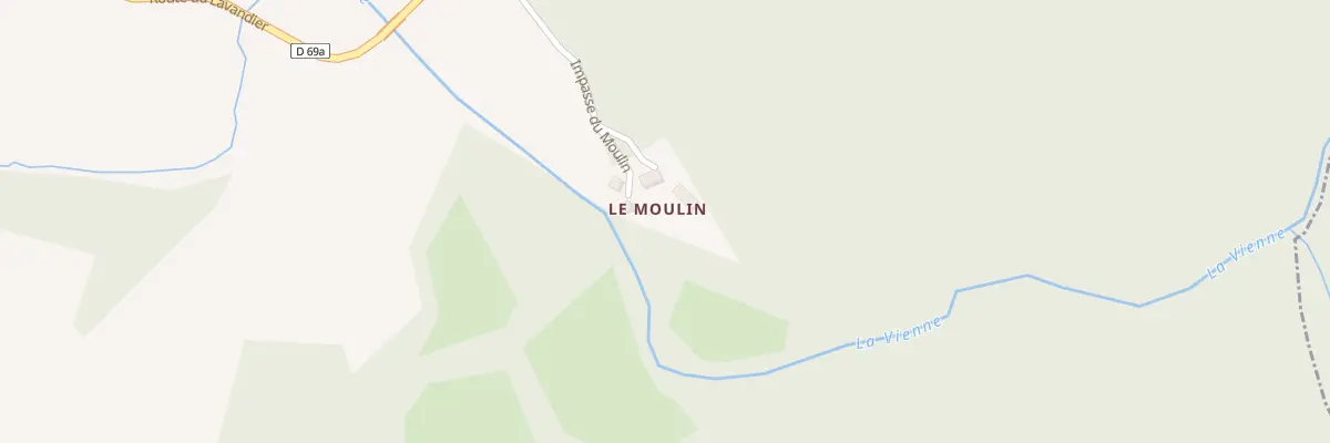 Plan du 5033 Le Moulin à Rempnat