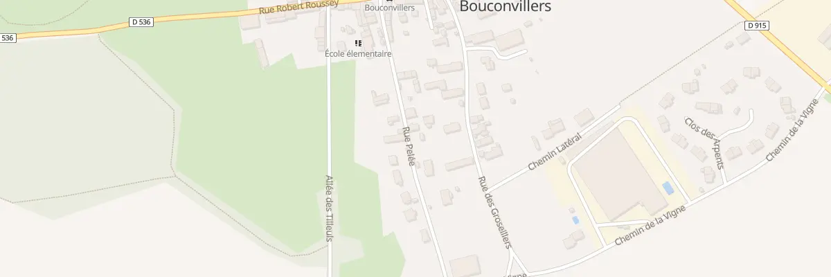 Plan du 17 Rue Pelée à Bouconvillers