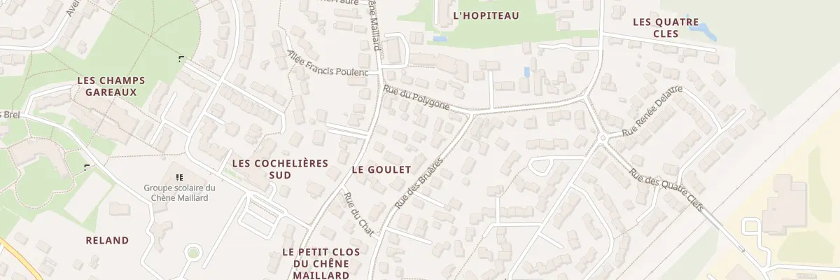 Plan du 485 Rue des Bruères à Saran