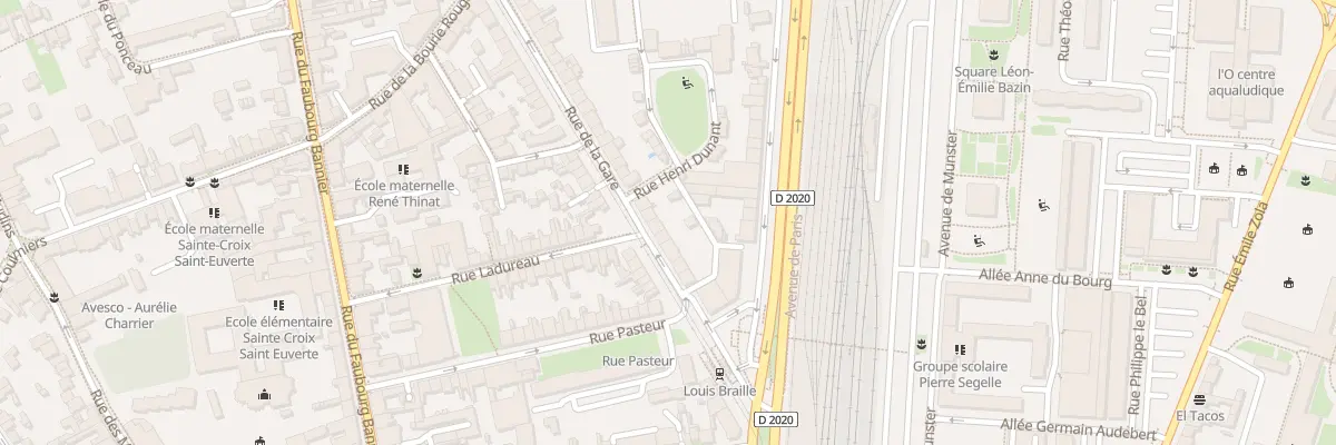 Plan du 12 Rue de la Gare à Orléans