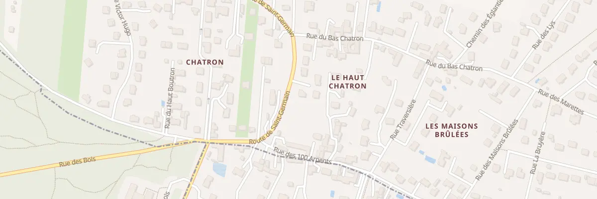 Plan du 2 All des Cerisiers à Saint-Germain-de-la-Grange