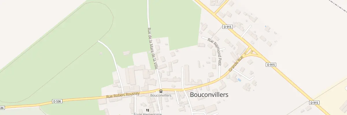 Plan du 5 Rue de la Mare de la Ville à Bouconvillers