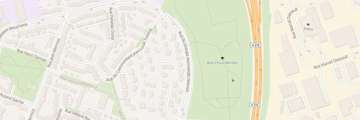 Plan du 64 Rue Grp Normandie Niemen à Calais