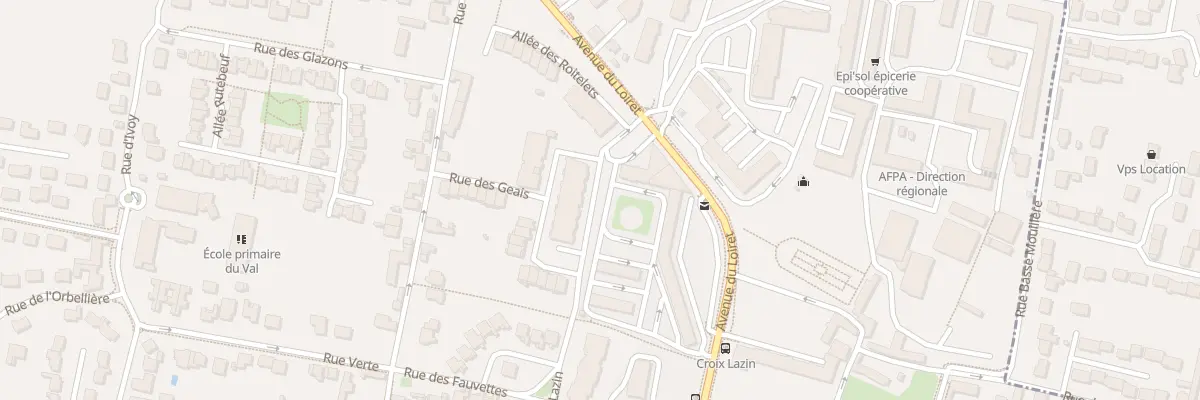 Plan du 121 All des Roitelets à Olivet
