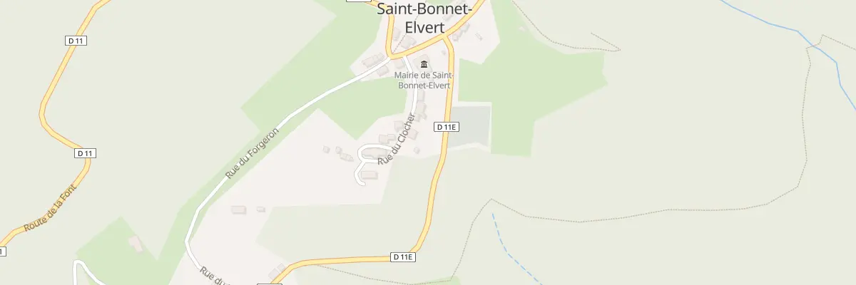 Plan du 9 Rue du Clocher à Saint-Bonnet-Elvert